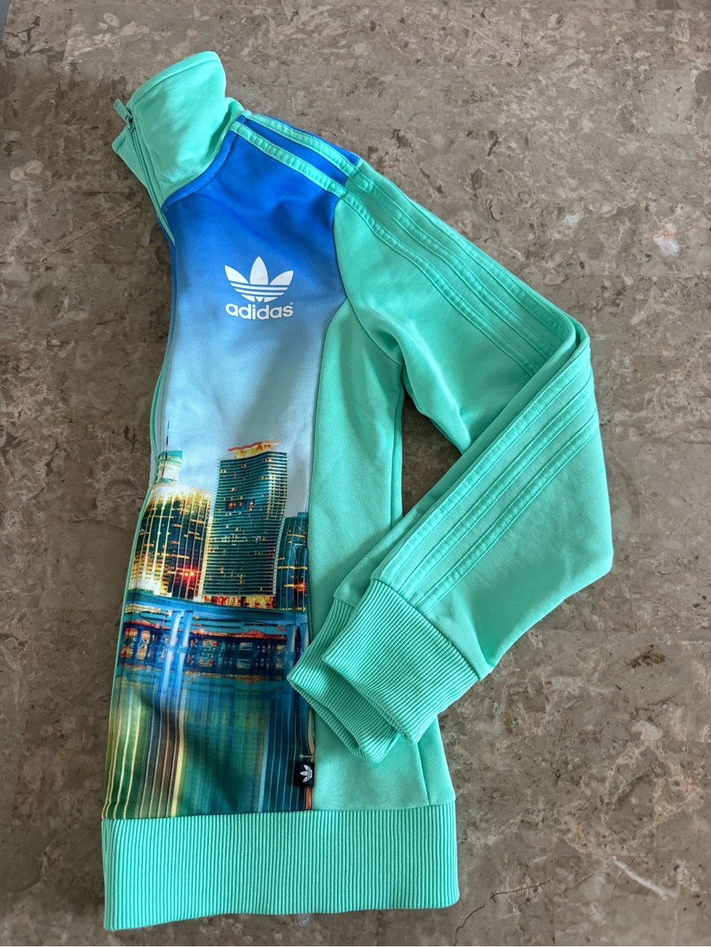 Adidas Originals Miami Print Europa Track Jacket S - Picture 14 of 17